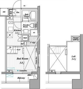 レジディア錦糸町2 210 間取り図