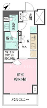 ザ・パークワンズ門前仲町 302 間取り図