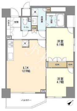 ラサンテ五反田 1509 間取り図