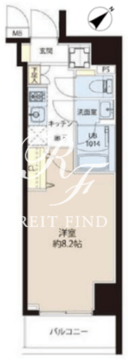 アレージュマン王子 203 間取り図