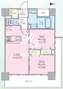 パピルス三ノ輪レジデンス 1104 間取り図