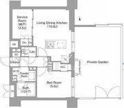 コンフォリア・リヴ西大島サウス 103 間取り図