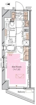 ブランシエスタ糀谷 308 間取り図