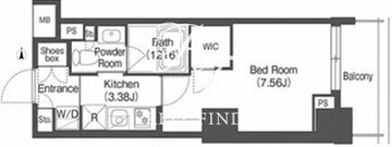 コンフォリア西荻窪 702 間取り図