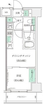 スタンズ板橋本町 802 間取り図