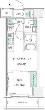 スタンズ板橋本町 503 間取り図
