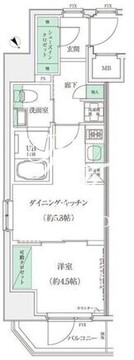 スタンズ板橋本町 501 間取り図