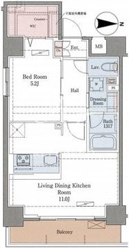 ラグゼナ秋葉原 601 間取り図