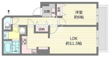 晴海アイランドトリトンスクエアビュータワー 2109 間取り図