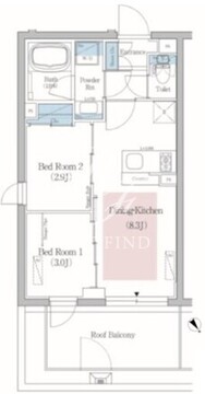アーバネックス文京小石川 501 間取り図