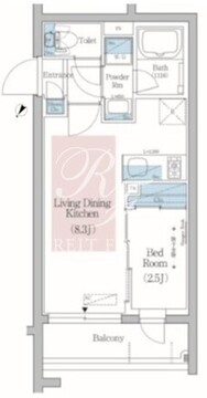 アーバネックス文京小石川 504 間取り図