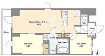 ドゥーエ南砂町2 705 間取り図