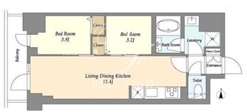 ドゥーエ南砂町2 502 間取り図
