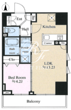 テラス森下 401 間取り図