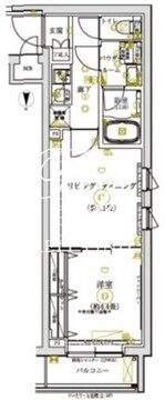 リルシア亀戸イースト 209 間取り図