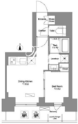 ブリリアイスト新御徒町 502 間取り図