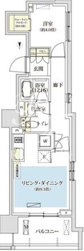 パークホームズ西荻窪アベニュー 903 間取り図