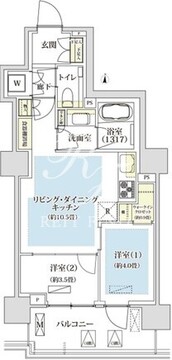 パークホームズ西荻窪アベニュー 504 間取り図