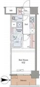 ラグゼナ秋葉原 1004 間取り図