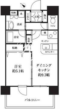 HF西新宿レジデンスイースト 702 間取り図