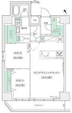 スタンズ板橋本町 803 間取り図