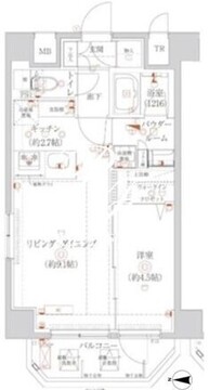 アルテシモリーノ 304 間取り図