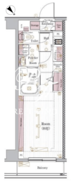 ブライズ清澄白河DUE 303 間取り図