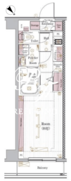 ブライズ清澄白河DUE 403 間取り図