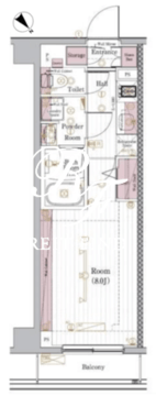 ブライズ清澄白河DUE 603 間取り図
