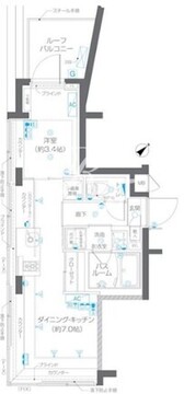 ズーム碑文谷 501 間取り図