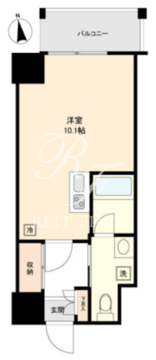 メゾンドゥ二コラ大井 204 間取り図