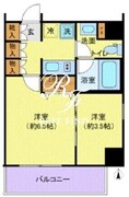 ディアレイシャス南砂町 304 間取り図