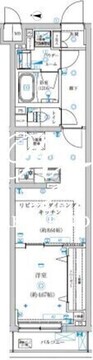 トラディス赤塚 508 間取り図