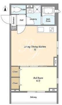 グラン高輪 102 間取り図