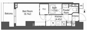 コンフォリア西荻窪 709 間取り図