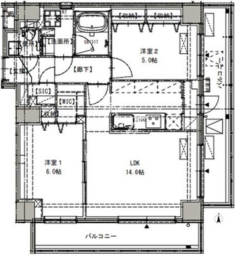 TM7316ビル 602 間取り図