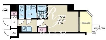 エスレジデンス矢口渡アグリッター 204 間取り図