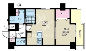 エスレジデンス矢口渡アグリッター 803 間取り図