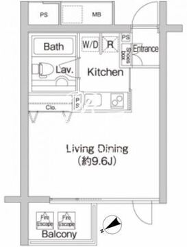 プライムアーバン市谷仲之町 103 間取り図