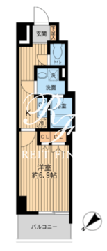 日本橋ファーストレジデンス 910 間取り図