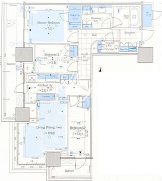 パークタワー西新宿 2001 間取り図