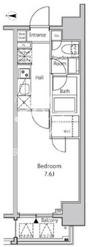 カーサスプレンディッド新宿御苑 803 間取り図