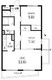 サンセゾンＩ 313 間取り図