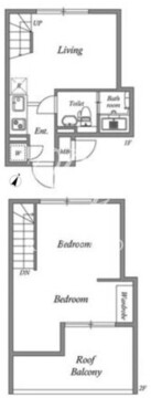 アレーロ後楽園 402 間取り図