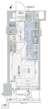 エステムプラザ品川西小山 703 間取り図