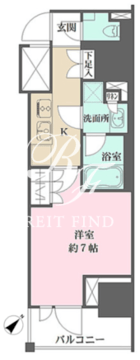 ザ・パークワンズ門前仲町 903 間取り図