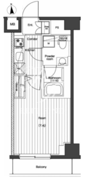 プレミアムキューブG北新宿 309 間取り図
