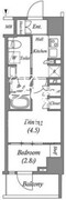 アークマーク志茂ステーション 404 間取り図