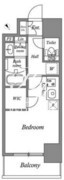 コスモグラシア板橋区役所前 202 間取り図