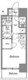 コスモグラシア板橋区役所前 202 間取り図